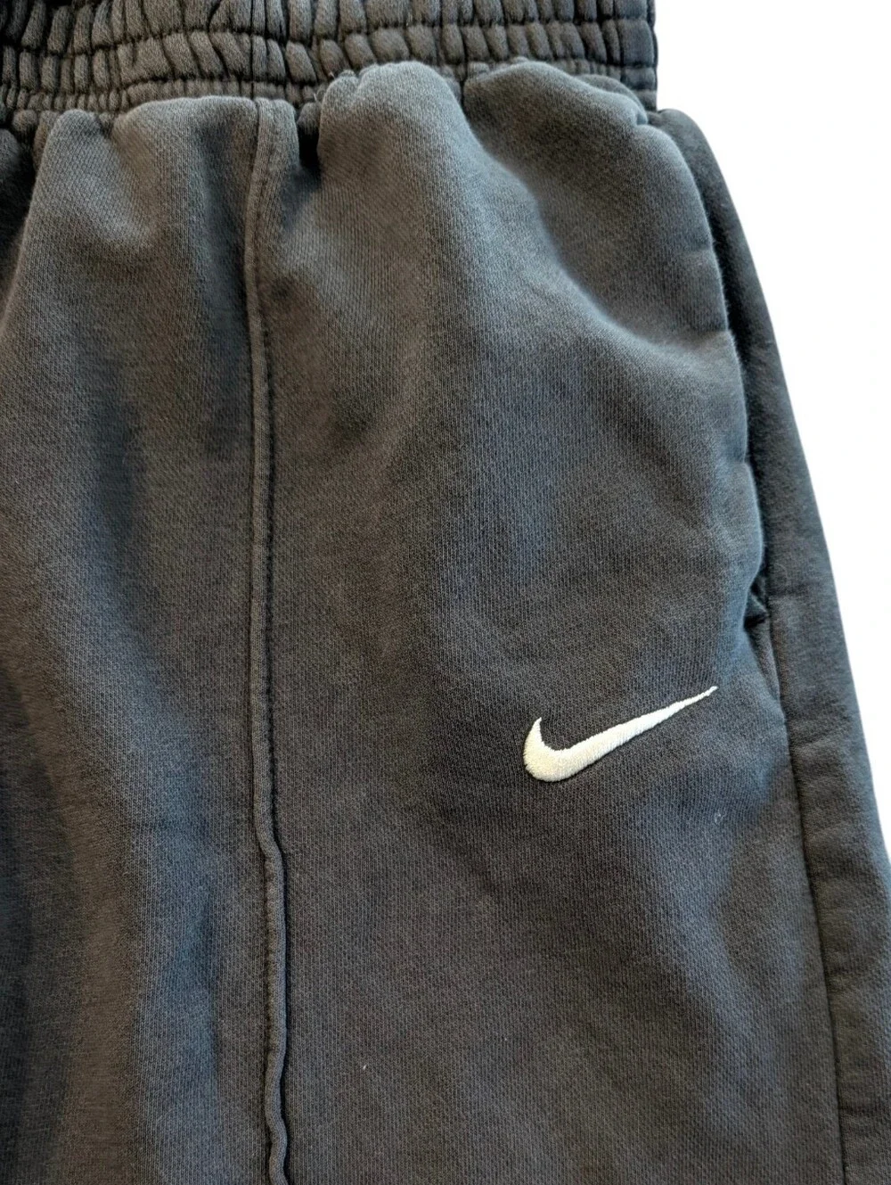 Nike Fleece Sweatpants Bundle Size M Phoenix Oversized High Waist Pin Tuck Black